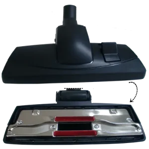 Escova Dupla Função Borracha Metal