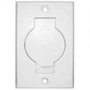 Tomada América Cinzento Claro