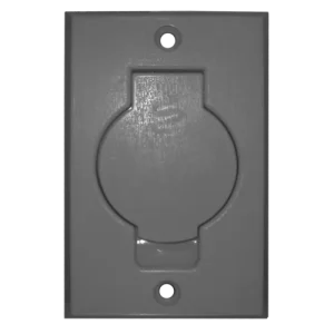 Tomada América Cinzento Escuro